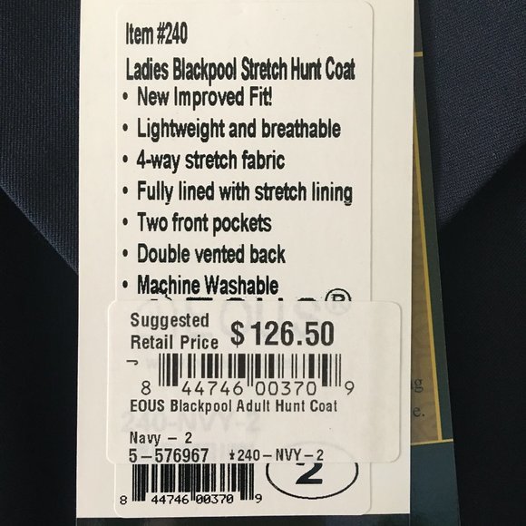 Ladies Riding Coat - Picture 3 of 3